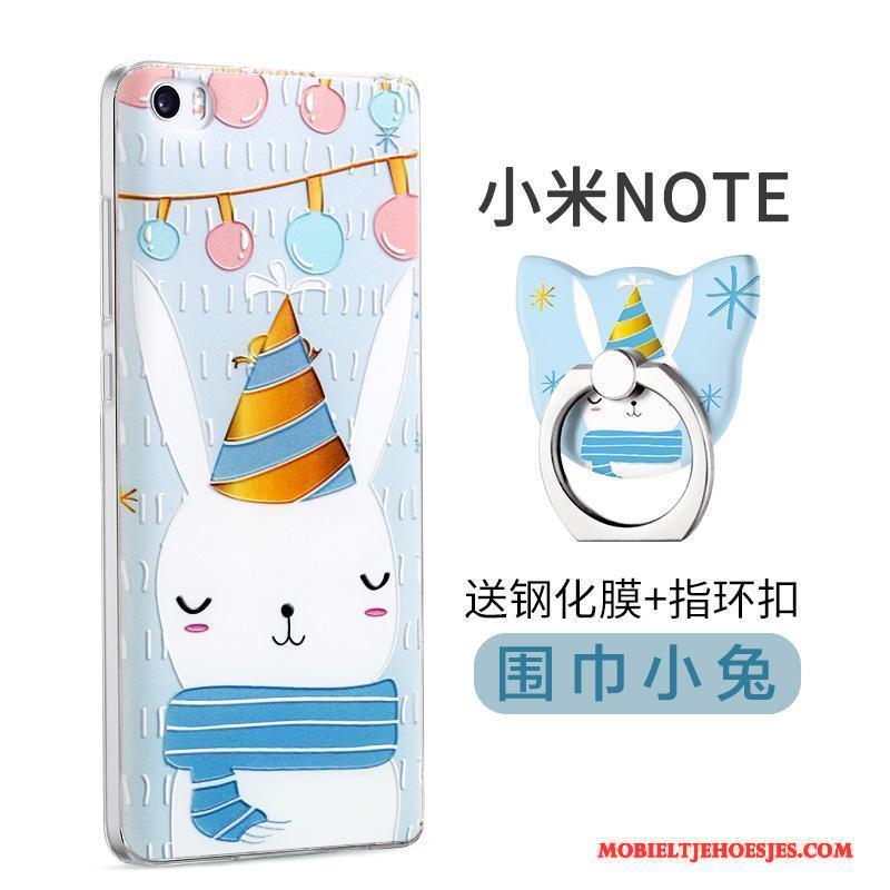 Mi Note Bescherming Mini Lichtblauw Hoesje Telefoon Zacht All Inclusive Trend