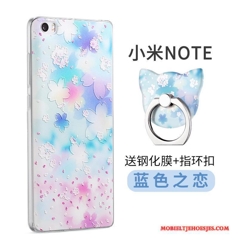 Mi Note Bescherming Mini Lichtblauw Hoesje Telefoon Zacht All Inclusive Trend