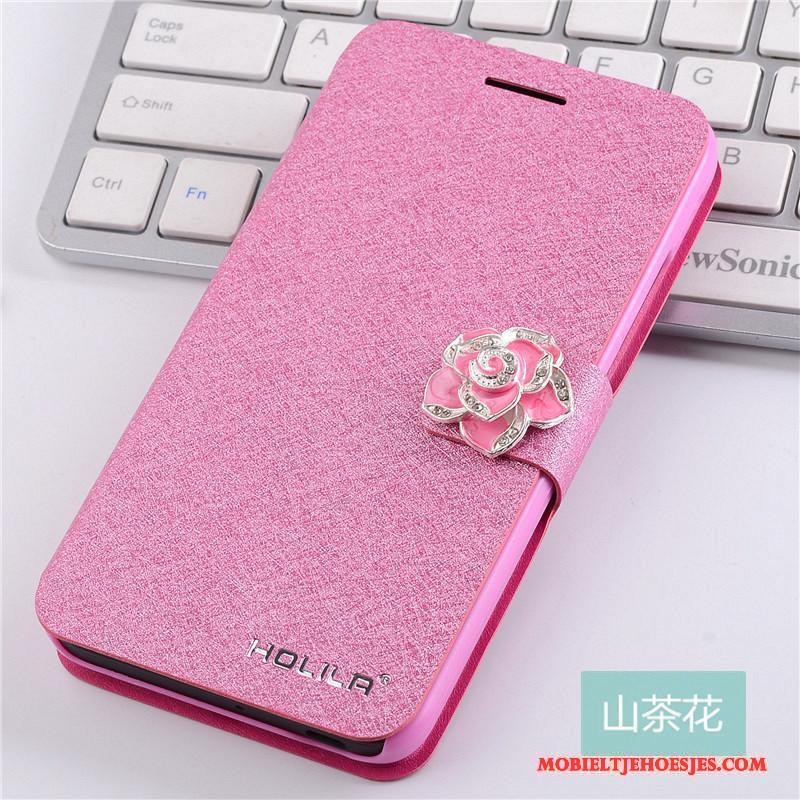 Mi Note Hoesje Lichtblauw Mobiele Telefoon Bescherming Hoes Folio Mini Leren Etui