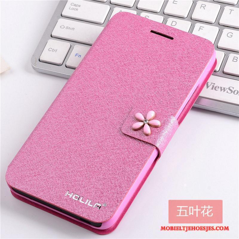 Mi Note Hoesje Lichtblauw Mobiele Telefoon Bescherming Hoes Folio Mini Leren Etui