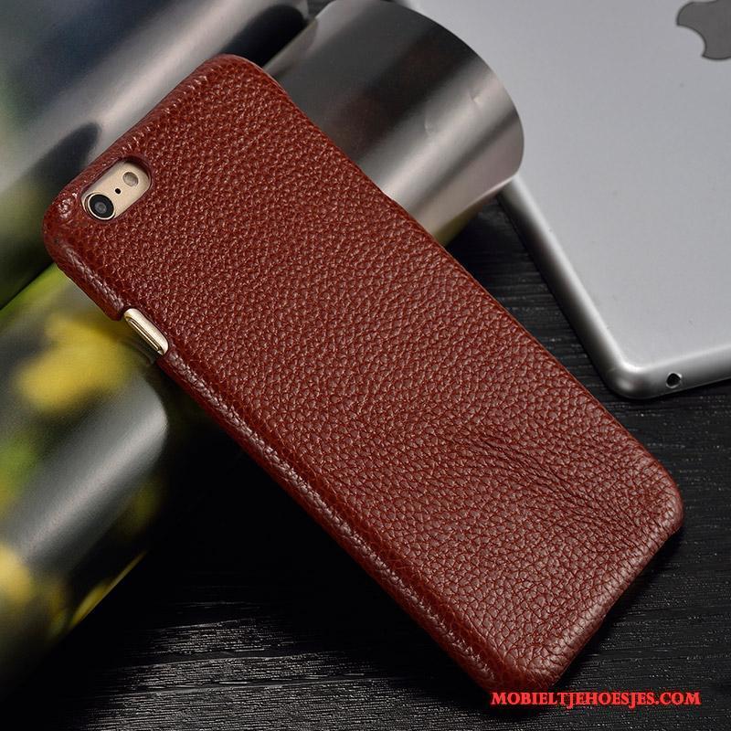 Mi Note Rood Leren Etui Trend Anti-fall Hoesje Telefoon Bescherming Eenvoudige