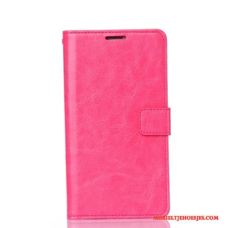 Mi Note Ster Rood Mini Hoes Hoesje Telefoon Bescherming Folio