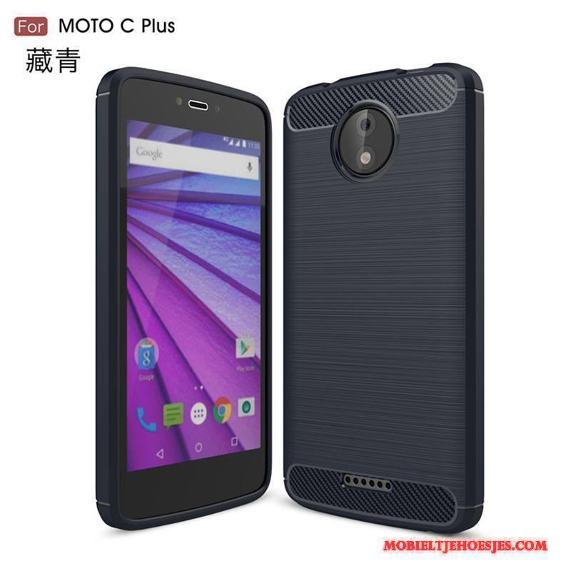 Moto C Plus All Inclusive Anti-fall Hoesje Telefoon Siliconen Bescherming Ster Zacht