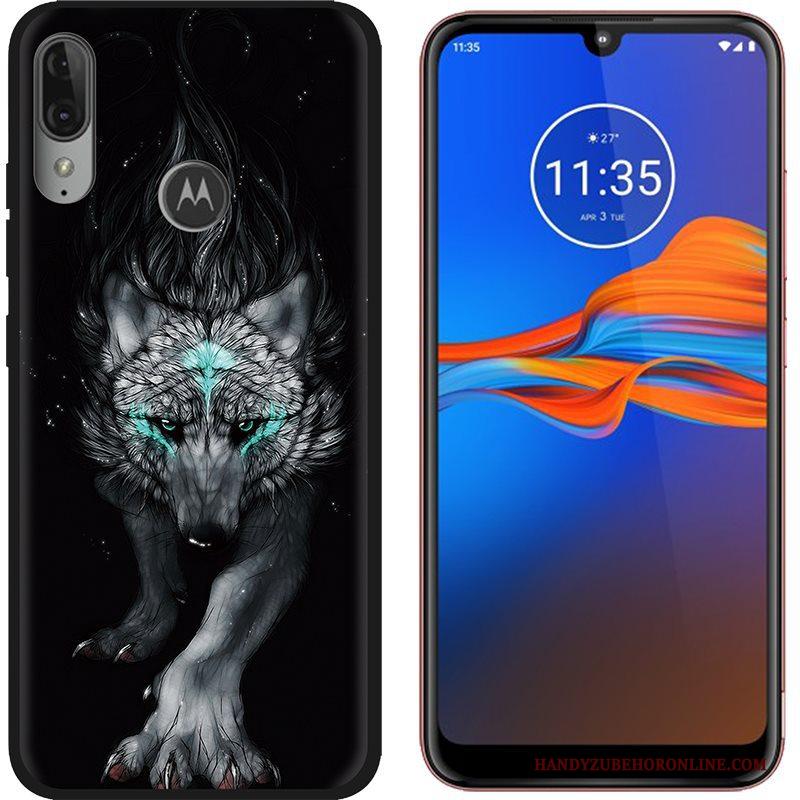 Moto E6 Plus Hoesje Spotprent Schrobben Groen Geschilderd Hete Verkoop Hoes Doek