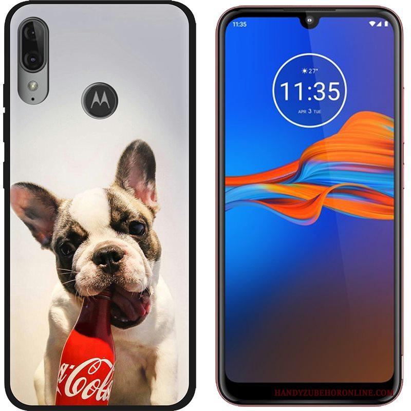 Moto E6 Plus Hoesje Spotprent Schrobben Groen Geschilderd Hete Verkoop Hoes Doek