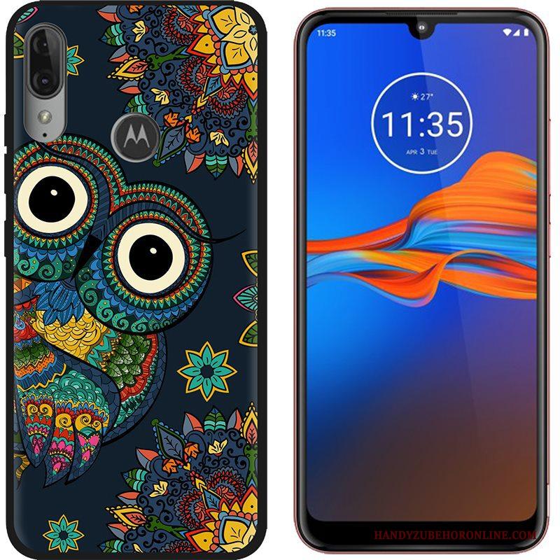 Moto E6 Plus Hoesje Spotprent Schrobben Groen Geschilderd Hete Verkoop Hoes Doek