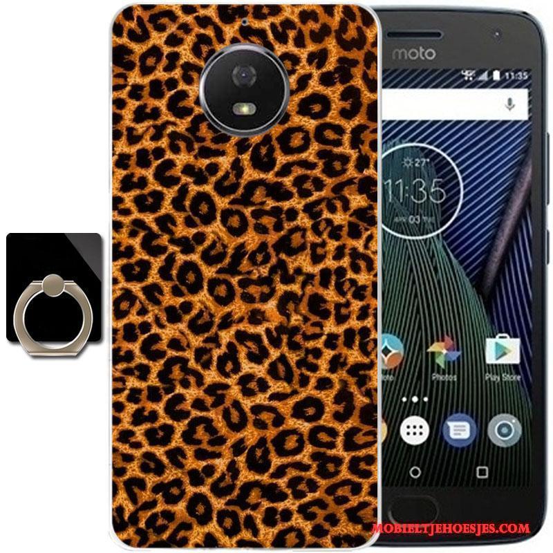 Moto G5 Plus Hoesje Telefoon All Inclusive Anti-fall Siliconen Spotprent Zacht Bescherming