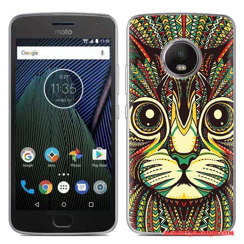 Moto G5 Plus Mobiele Telefoon Scheppend Siliconen Wit Hoesje Telefoon Zacht Speciale