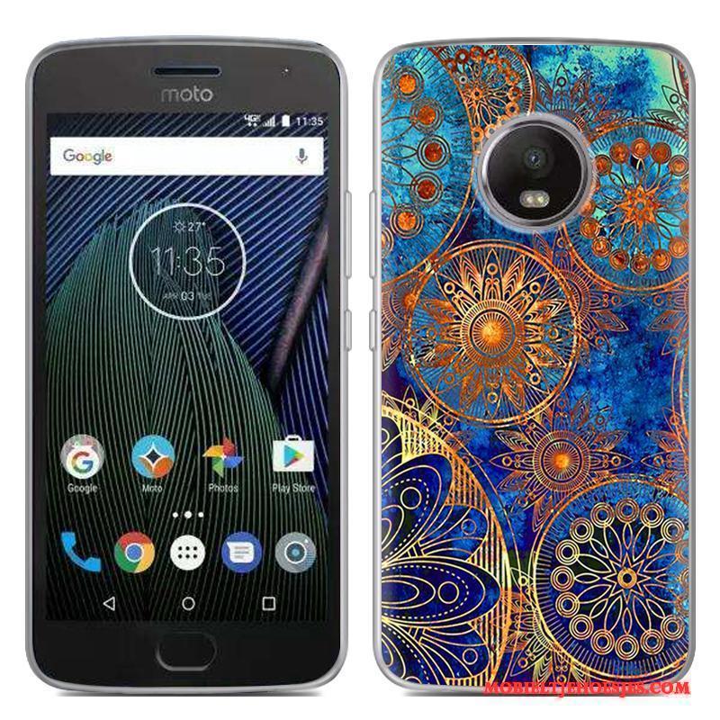 Moto G5 Plus Mobiele Telefoon Scheppend Siliconen Wit Hoesje Telefoon Zacht Speciale