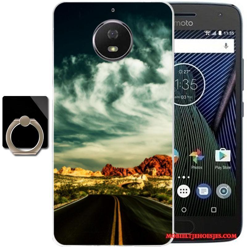 Moto G5s Plus Hoesje Geel Siliconen Zacht Bescherming All Inclusive Anti-fall