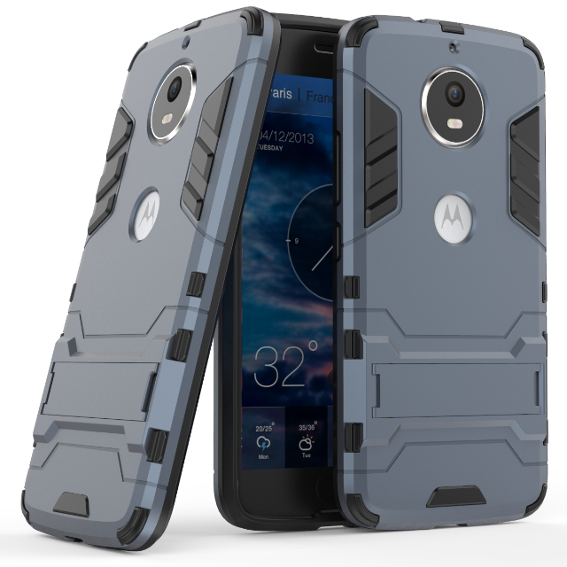 Moto G5s Plus Hoesje Lichtblauw Telefoon Anti-fall All Inclusive Ondersteuning Pantser