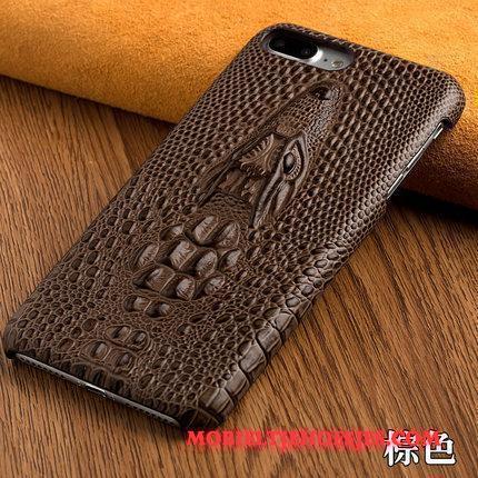 Moto G5s Plus Hoesje Telefoon Luxe Chinese Stijl Draak Echt Leer Hard Rood