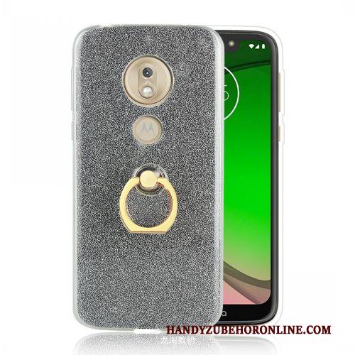 Moto G7 Play Hoesje Zilver Zacht Bescherming Telefoon Anti-fall Europa