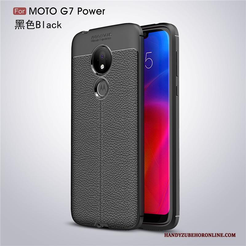 Moto G7 Power All Inclusive Hoesje Telefoon Trend Scheppend Bescherming Zacht Rood