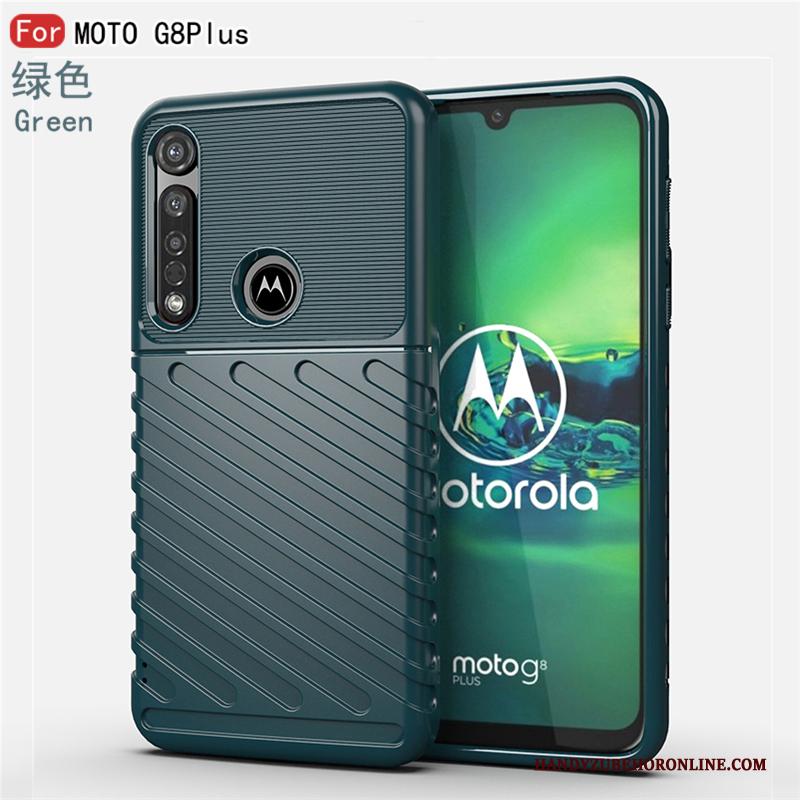 Moto G8 Plus Hoesje Zwart Telefoon Zacht All Inclusive Siliconen Bedrijf