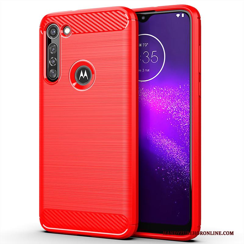 Moto G8 Power Antislip Bescherming Anti-fall Hoes All Inclusive Hoesje Telefoon Grijs