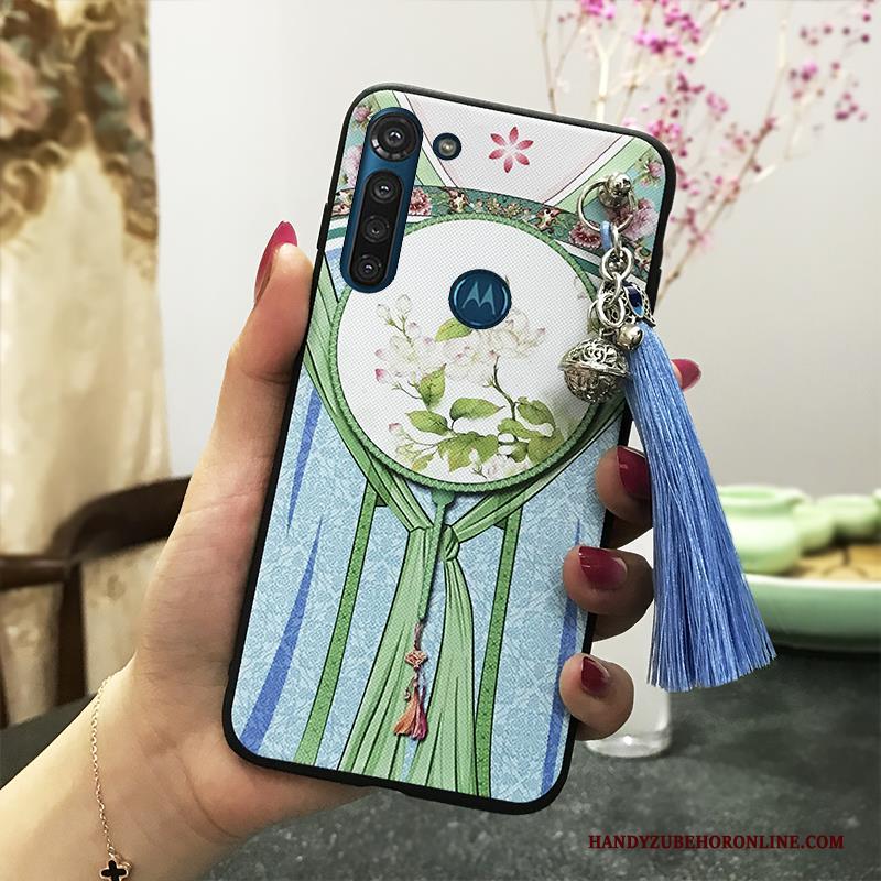 Moto G8 Power Hoesje Ondersteuning Hanger Mobiele Telefoon Kwasten Wind Bescherming Paleis