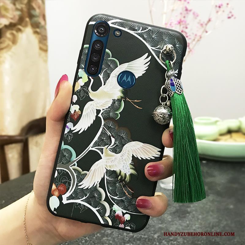 Moto G8 Power Hoesje Ondersteuning Hanger Mobiele Telefoon Kwasten Wind Bescherming Paleis