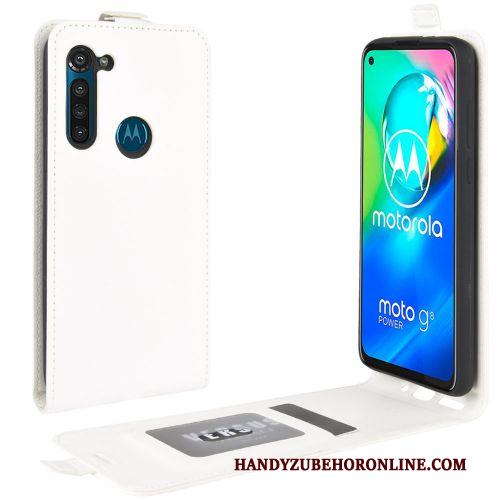 Moto G8 Power Portemonnee Hoesje Telefoon Kaart Leren Etui Trend Bedrijf Bescherming