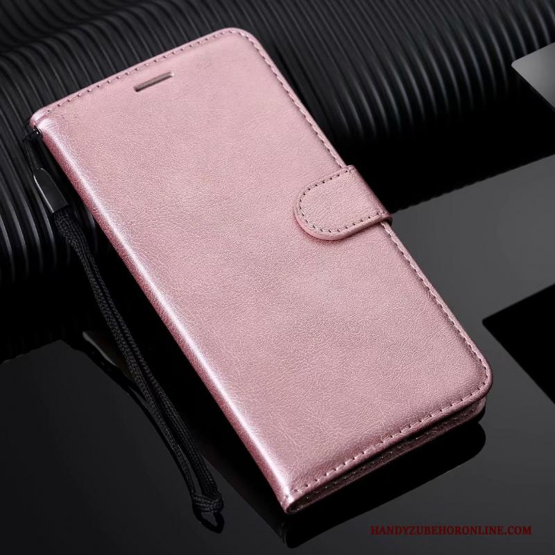 Moto G8 Power Roze Clamshell Hoesje Telefoon Trend Leren Etui