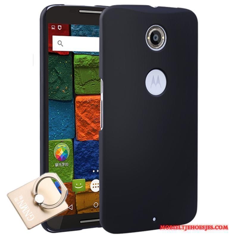 Moto Nexus 6 Blauw Hard Hoesje Schrobben Telefoon Anti-fall Mobiele Telefoon