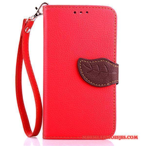 Moto X Bescherming Leren Etui Folio Hoes Hoesje Telefoon