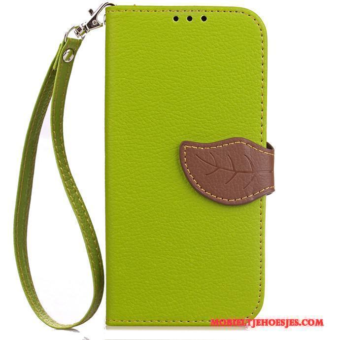 Moto X Bescherming Leren Etui Folio Hoes Hoesje Telefoon