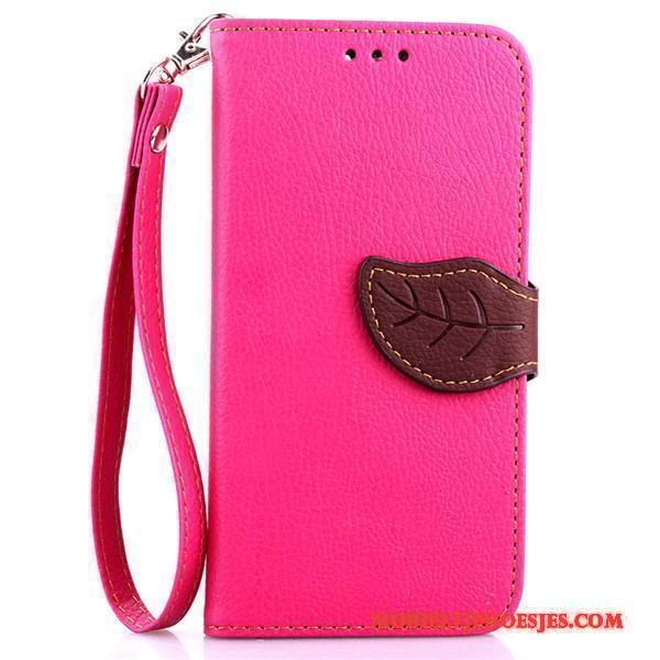 Moto X Bescherming Leren Etui Folio Hoes Hoesje Telefoon