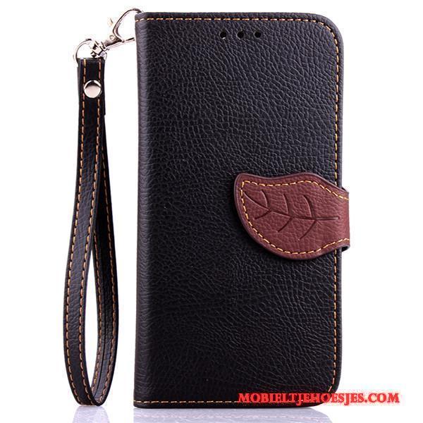 Moto X Bescherming Leren Etui Folio Hoes Hoesje Telefoon