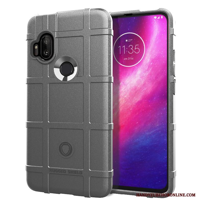 Motorola One Hyper Hemming Hoesje Telefoon Anti-fall Eenvoudige Bescherming