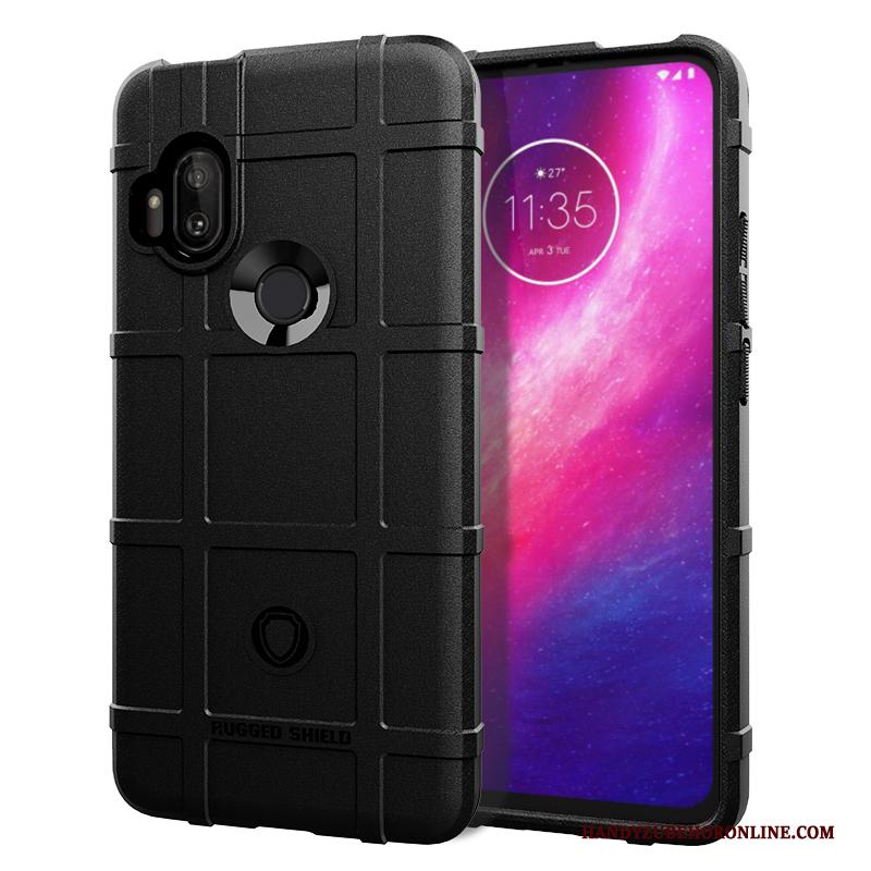 Motorola One Hyper Hemming Hoesje Telefoon Anti-fall Eenvoudige Bescherming