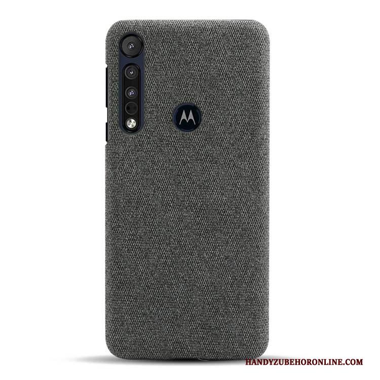 Motorola One Macro Lichte En Dun Hoesje Telefoon Blauw Bescherming