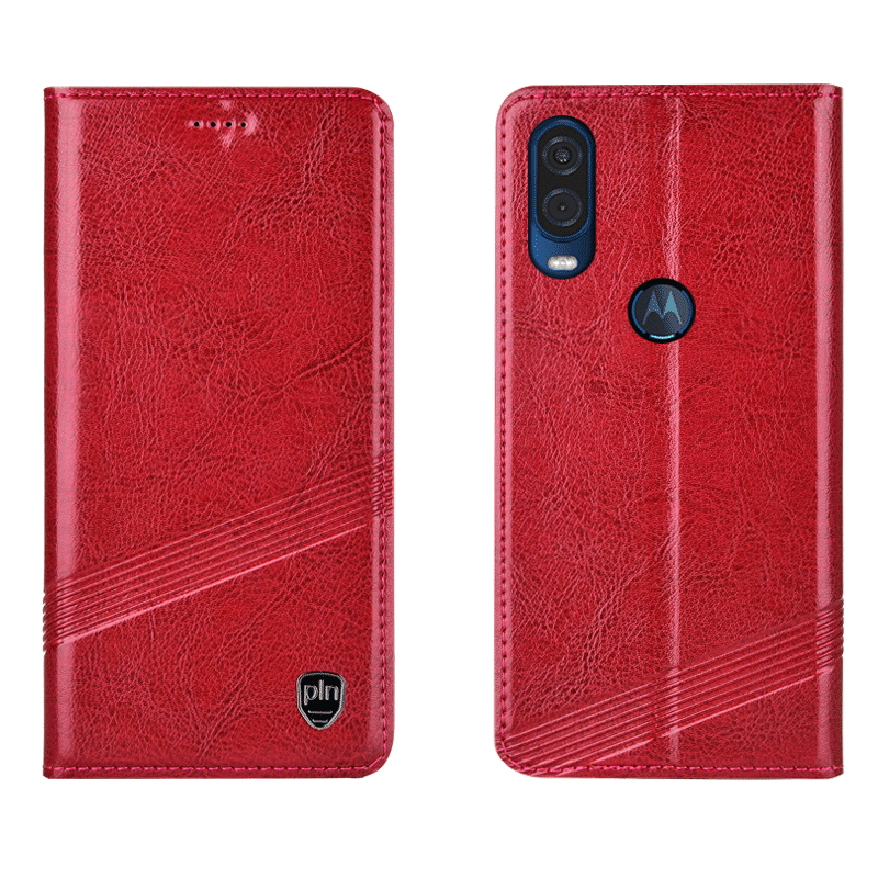 Motorola One Vision Hoesje Telefoon Bescherming Folio Anti-fall All Inclusive