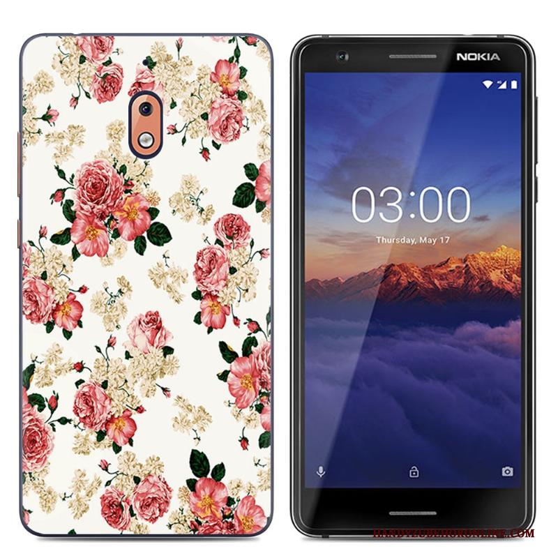 Nokia 2.1 Zacht Hoes Blauw Nieuw Geschilderd Scheppend Hoesje Telefoon