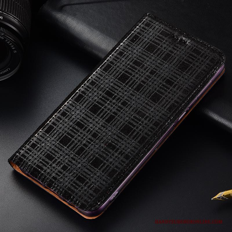 Nokia 2.3 Hoesje Fluweel Geruit Bescherming Anti-fall Hoes Folio Leren Etui