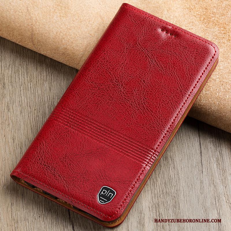 Nokia 2.3 Leren Etui Rood All Inclusive Hoesje Telefoon Anti-fall Folio Bescherming