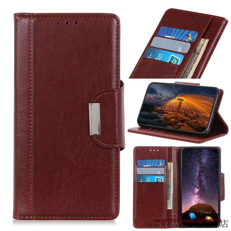 Nokia 5.3 Folio Hoesje Telefoon Anti-fall Bedrijf Eenvoudige Vintage Wit