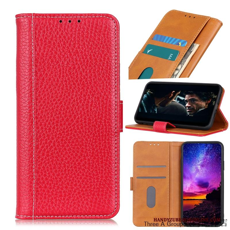 Nokia 5.3 Hoesje Leren Etui Kaart Anti-fall Verbinding Eenvoudige Folio Patroon