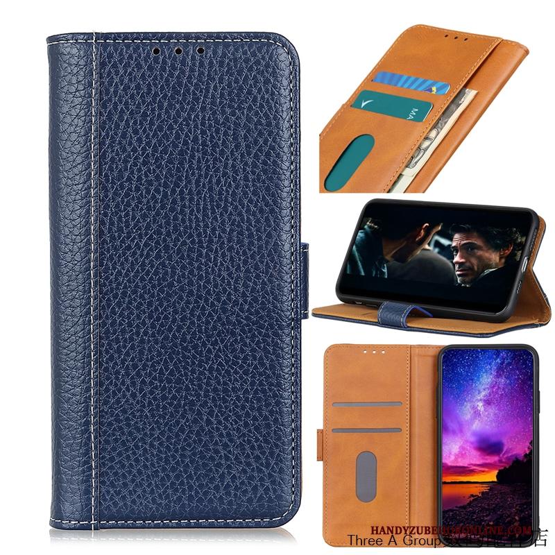 Nokia 5.3 Hoesje Leren Etui Kaart Anti-fall Verbinding Eenvoudige Folio Patroon