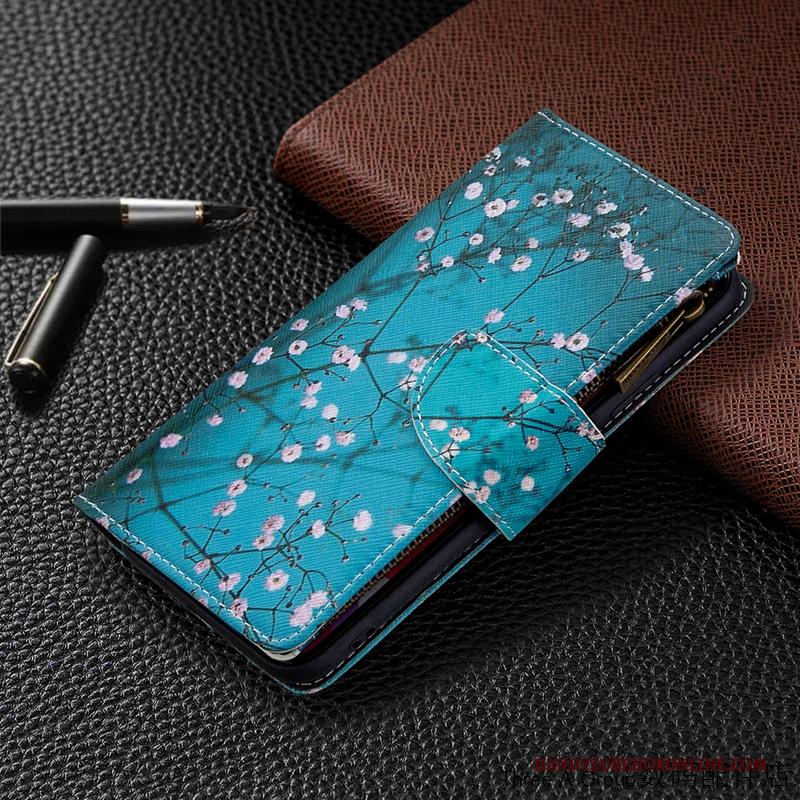 Nokia 5.3 Hoesje Mooie Portemonnee Leren Etui Folio Grote Hanger Purper