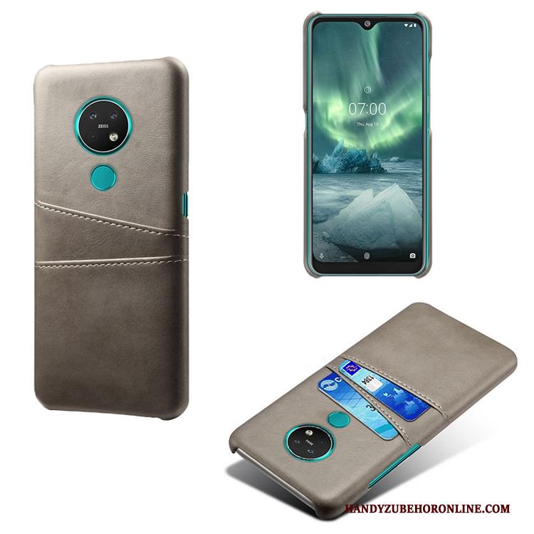 Nokia 6.2 Hoesje Persoonlijk Anti-fall Hoes Leer Patroon Mini Koe