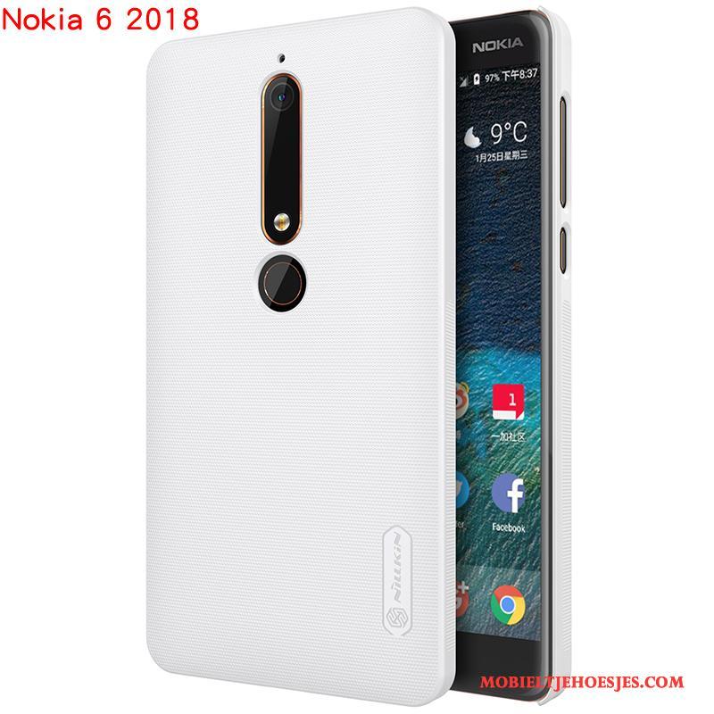 Nokia 6 Hoesje Goud Hard Mobiele Telefoon Bescherming Telefoon Zwart