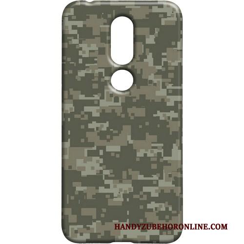 Nokia 7.1 Hoesje Camouflage Scheppend Koel Mobiele Telefoon Schrobben Bescherming