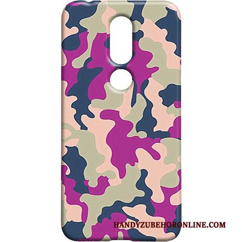 Nokia 7.1 Hoesje Camouflage Scheppend Koel Mobiele Telefoon Schrobben Bescherming