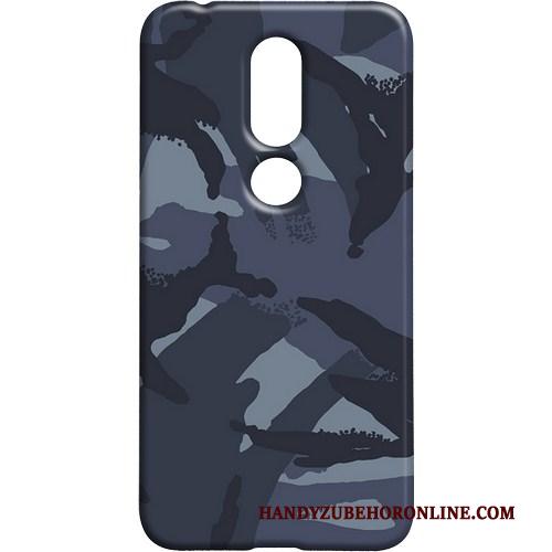 Nokia 7.1 Hoesje Camouflage Scheppend Koel Mobiele Telefoon Schrobben Bescherming