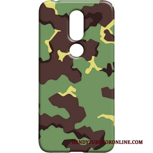 Nokia 7.1 Hoesje Camouflage Scheppend Koel Mobiele Telefoon Schrobben Bescherming