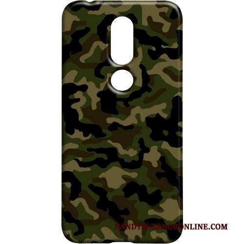 Nokia 7.1 Hoesje Camouflage Scheppend Koel Mobiele Telefoon Schrobben Bescherming