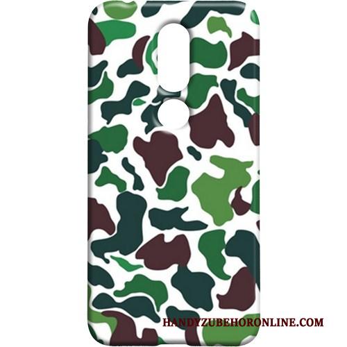 Nokia 7.1 Hoesje Camouflage Scheppend Koel Mobiele Telefoon Schrobben Bescherming