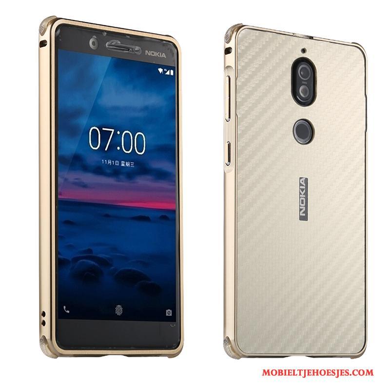 Nokia 7 Bescherming Trend Scheppend Hoes Hoesje Telefoon Metaal All Inclusive