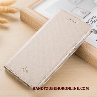 Nokia 8.1 Hoesje Telefoon Rood Patroon Leren Etui Folio Bescherming Doek